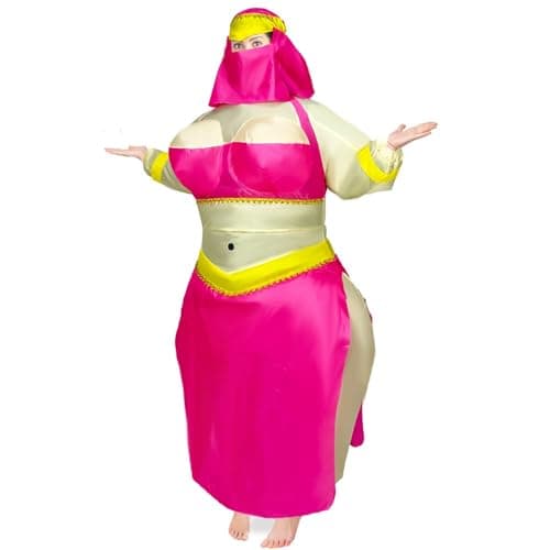 Rafalacy Inflatable Sumo Wrestler Suit Costume for Adult Blow up Halloween Party Fat Suit Fancy Families Member Game