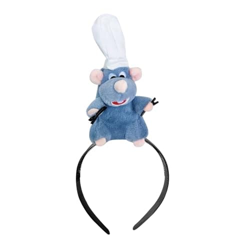 Bohue Rat Headband Cute Mouse Cartoon Animal Headband Hair Clip Cosplay Props Halloween Costume Headwear for Adults