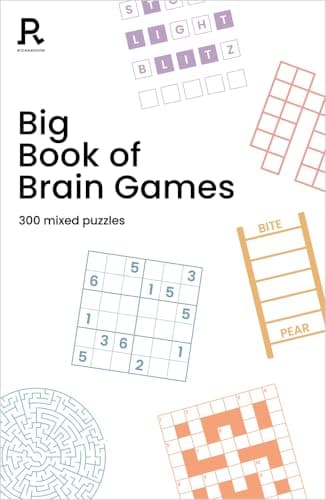 Big Book of Brain Games: a bumper mixed puzzle book for adults containing 300 puzzles (Richardson Puzzle Books)