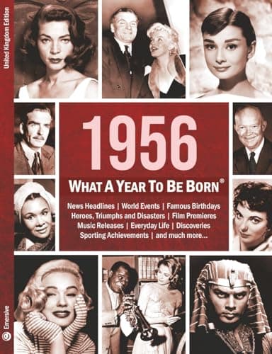 1956: What A Year To Be Born: A Birthday Gift to Treasure: 17 (What A Year To Be Born Series)