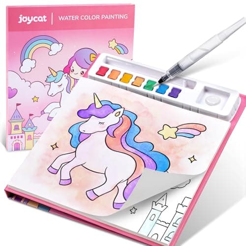 JoyCat Paint with Water Coloring Books for Toddlers, Watercolor Painting Sets for Kids Ages 3-5 4-8, Arts and Crafts Drawing Activities Toy Birthday Gift for Boys Girls