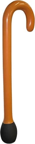 Old Man Inflatable Blow Up Walking Stick For Adults, Great Present For 50th & 60th Birthday Gifts For Men, Use at Parties, Fancy Dress, Brown 90cm High