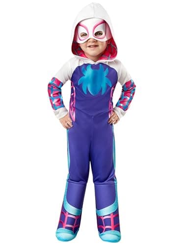 Rubies Official Marvel Spidey and his Amazing Friends Ghost Spider Deluxe Toddler Costume, Age 3-4 Years Halloween Halloween