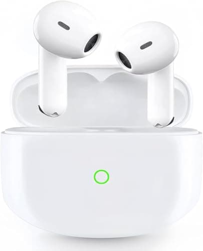 Wireless Earbuds, Bluetooth 5.3 Headphones In Ear with 4 ENC Noise Cancelling Mic, 50H Hi-Fi Stereo Wireless Earphones, Touch Control Bluetooth Ear Buds IP7 Waterproof for iPhone Android Samsung