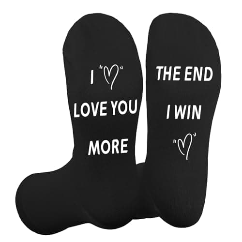 Valentines Gifts for Him, Valentines Gifts for Her, I Love You Gifts for Him Socks, Boyfriend Gifts, Gifts for Girlfriend, Husband Gifts, Boyfriend Christmas Gifts, Wife Stocking Fillers, Anniversary