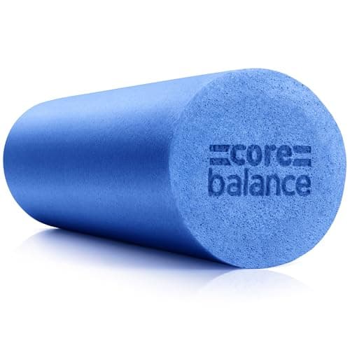 Core Balance Foam Roller Massager 45cm Long Medium Density EPE Muscle Massage (45cm - Blue)
