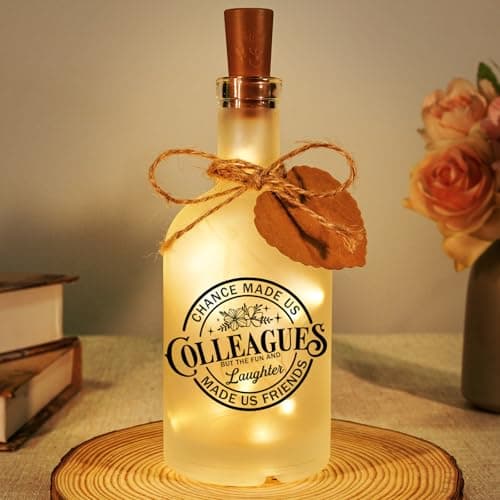 Leaving Gifts For Colleagues Women, Colleague Leaving Gifts Night Lights, Bottle Lights Presents For Women, Men, Coworkers, Nurse, Teacher, Presents For Women Retirement Farewell Birthday Christmas