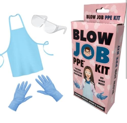 Diabolical DP1193 BJ PPE Kit - Secret Santa Gifts for Women, Funny Valentines Gifts for Her, Rude Gifts for Women, Funny Gifts for Men, for Him, Romantic Gifts for Her