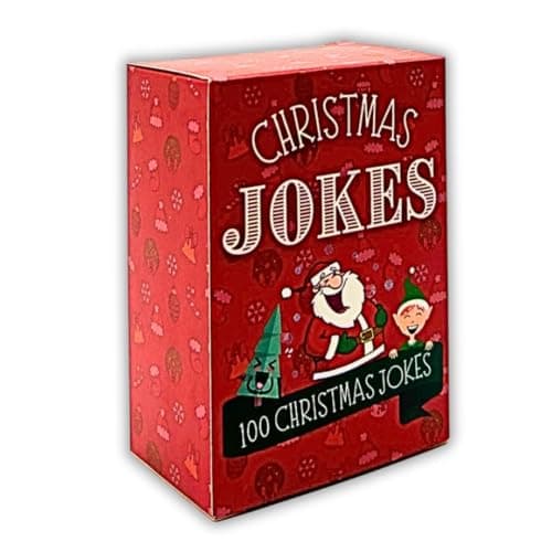 Second Ave 100 Christmas Jokes Family Fun Xmas Card Table Game Stocking Filler Secret Santa Present