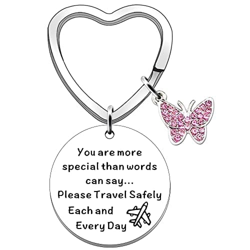 SDOFY Safe Travels Gift Travelling Gifts Travel Gifts for Women Travel keyring