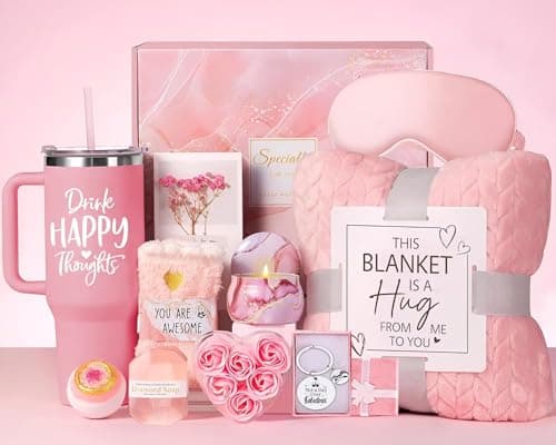 Birthday Pamper Gifts for Women - Pamper Gifts Set for Women Best Friend, Get Well Soon/Christmas Friendship Hamper Gifts Set for Womens Best Friends Mum Sister Bestie Colleagues