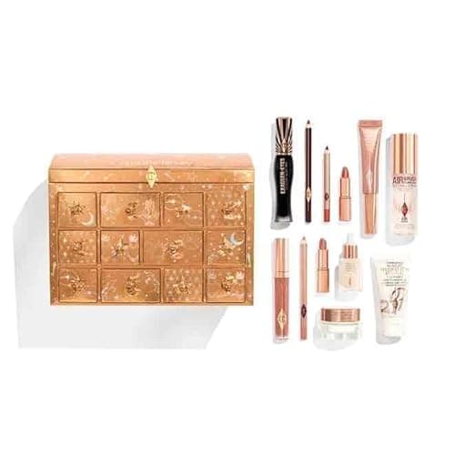 Charlottes Beauty Treasure Chest 12-Door Luxury Advent Calendar 2025 – Premium Makeup & Skincare Gift Set for Women