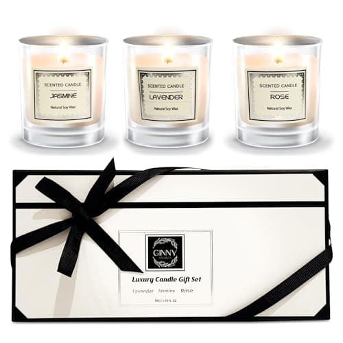 Candles Gifts for Women, Scented Candles Gift Sets, Perfect for Birthdays, Valentine's Day, Mother's Day, Christmas, Yoga, Spa