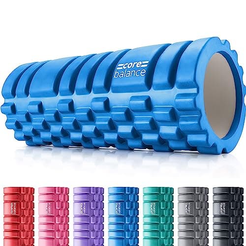 Core Balance Foam Roller for Deep Tissue Muscle Massage, Trigger Point Grid Sports Massager, Fitness Gym Physio