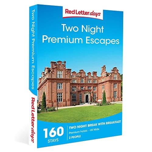 Red Letter Days 2-Night Premium Escapes Experience Gift Box for 2 - Wide Range of Locations UK