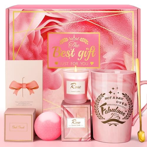 Eletorot Birthday Gifts for Women: Unique Hamper Pamper Basket for Mum, Wife, Sister, Girls, Daughter, Nan, Personalised Ladies Self Care Spa Bath Set for Her on Christmas, Valentines, Mothers Day