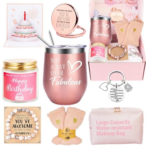 Birthday Gifts for Women, Birthday Gift Box Set for Woman Best Friends Female Sister Mom Daughter Wife Her Girlfriend Coworker Bestie, Unique Gifts for Women