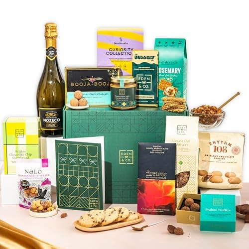 Gluten-Free Premium Gift Hamper Basket, Luxury Gourmet Gifts for Women or Couples, The Perfect Family Hamper by EDEN & CO