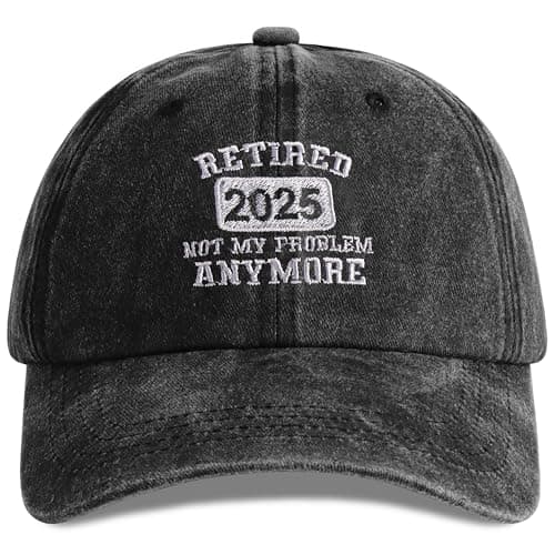 Jeasona Retirement Cap for Men Retirement Gifts for Men 2025 Retire Present for Grandad/Him/Dad