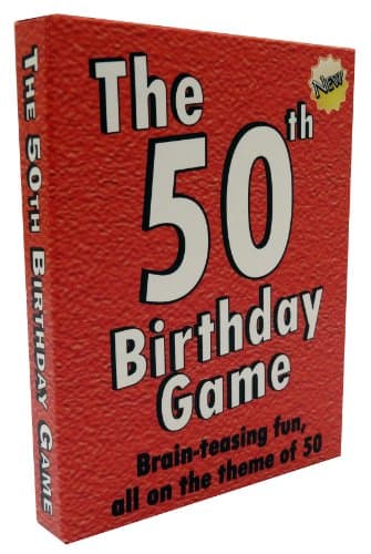 50th Birthday The Game - amusing gift idea or fun party ice breaker, especially for people turning fifty.