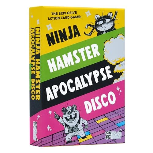 Ninja Hamster Apocalypse Disco: The Action-Packed Card Game That Gets Everyone Exploding With Laughter. Hilarious Fun for Kids, Teens and Adults.